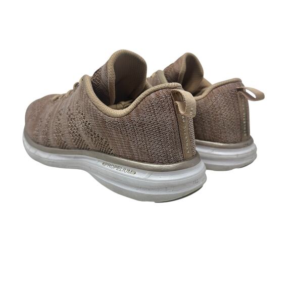 APL Athletic Propulsion Labs Techloom Pro Sneakers Melange Knit Rose Gold Size 8 - Picture 9 of 12